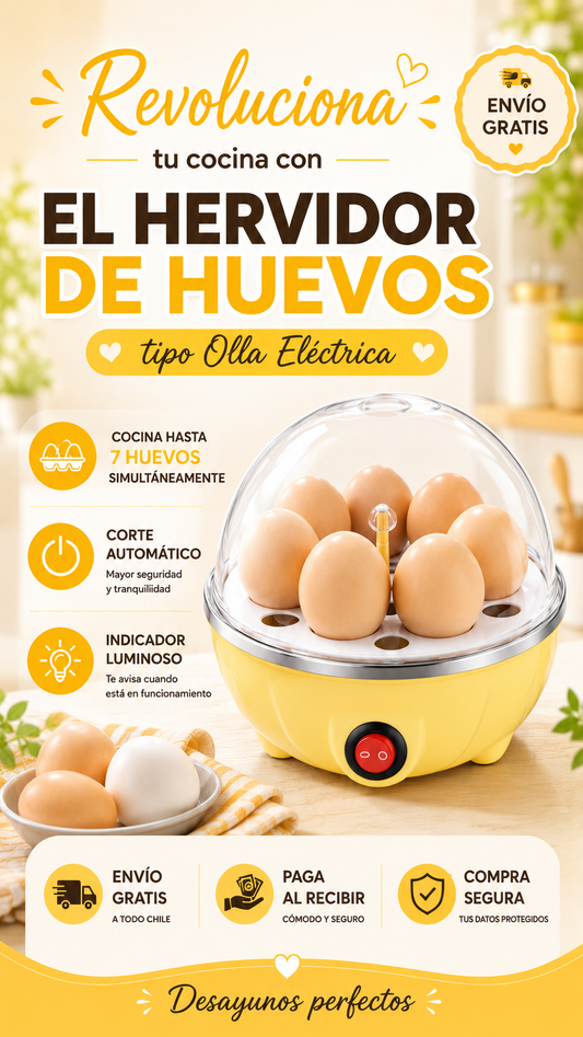 HERVIDOR DE HUEVOS ELÉCTRICO