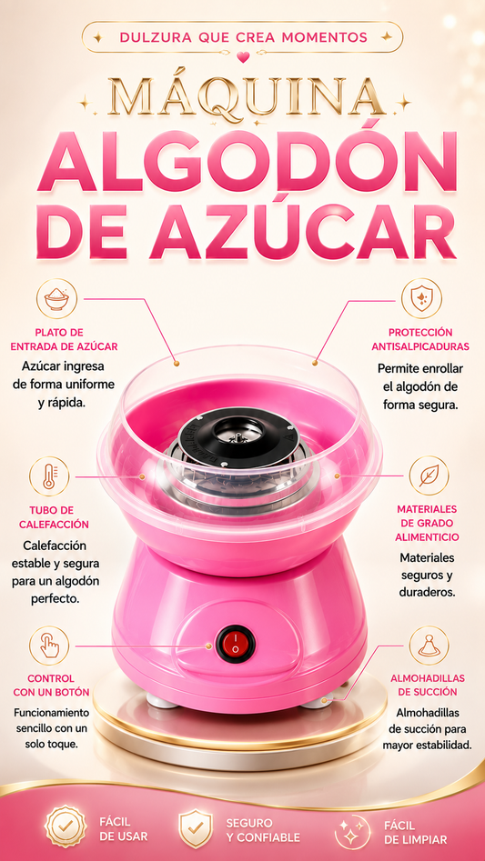 Máquina de Algodón de Azúcar