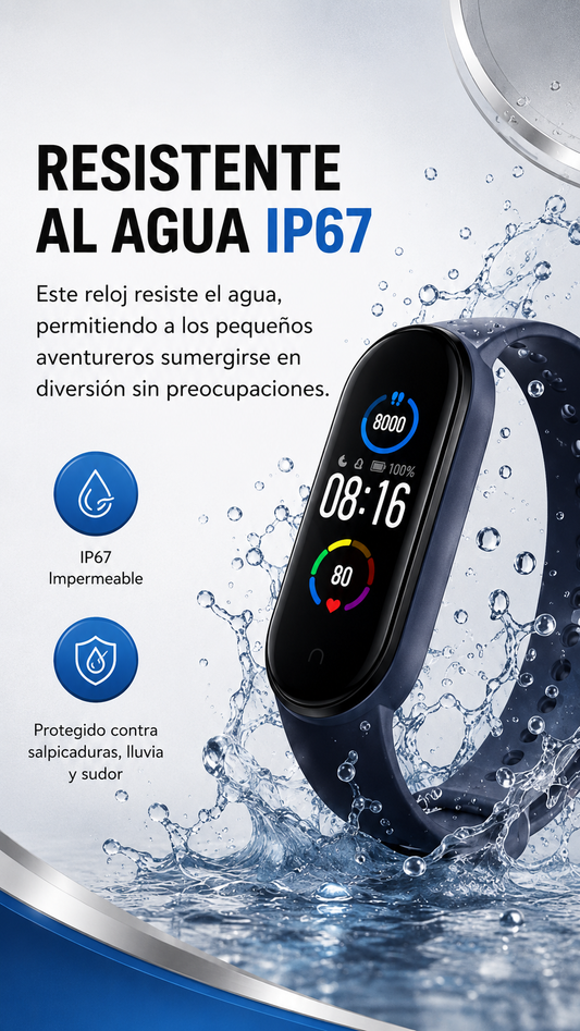 Reloj inteligente en forma de banda