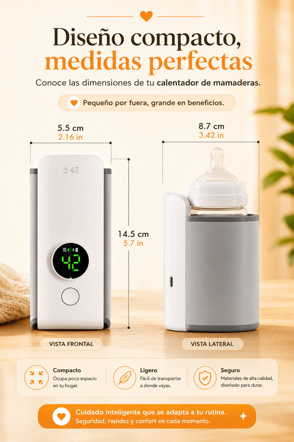 Calentador Portátil de Mamaderas