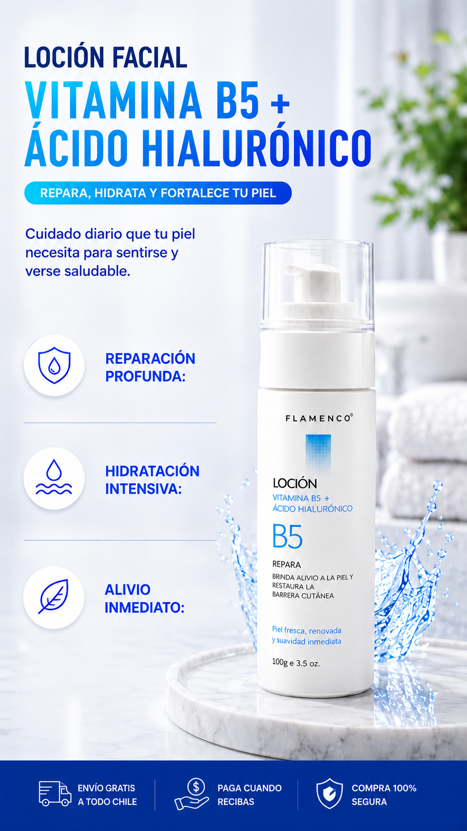Skin Care Vitamina B5 + Ácido Hialurónico