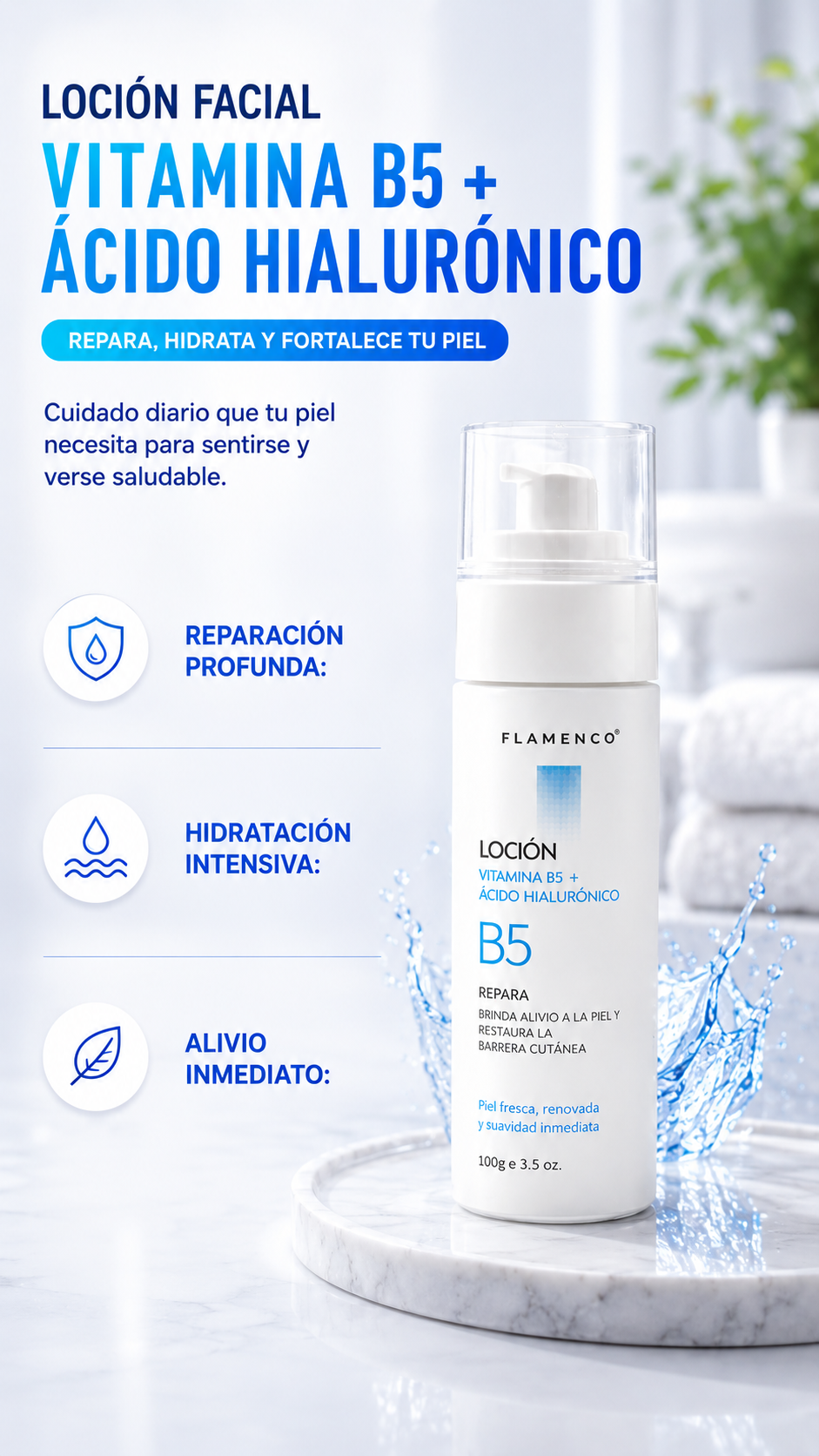 Kit Skin care vita B5+ácido hialuronico