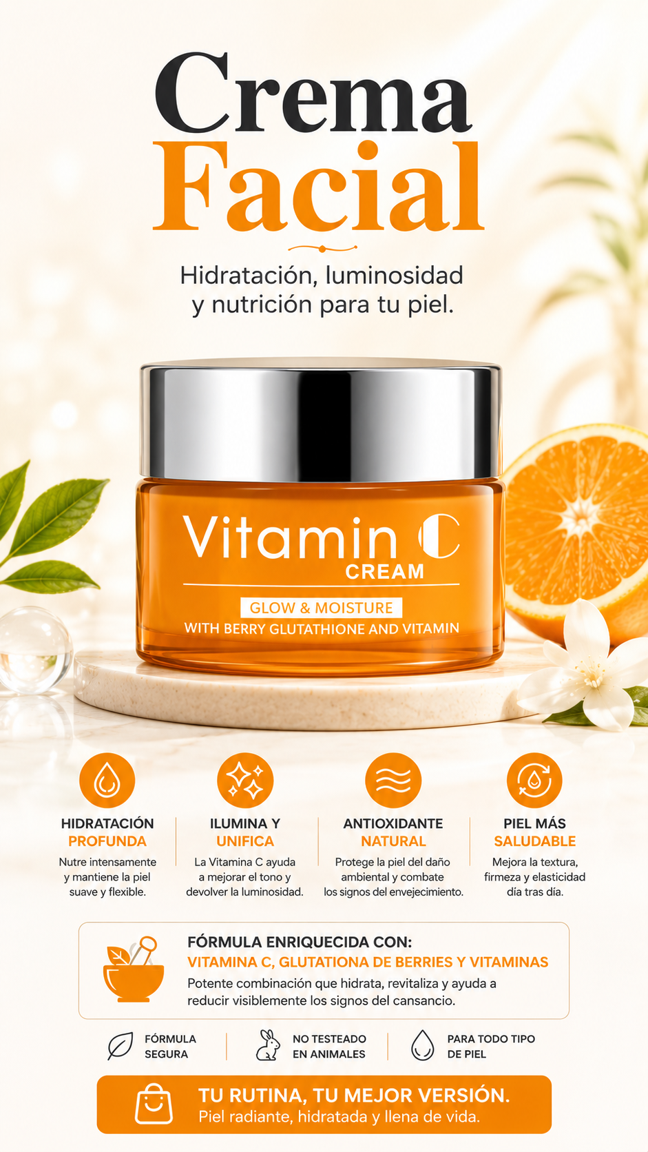 Set Facial Vitamina C Disaar 5 Piezas