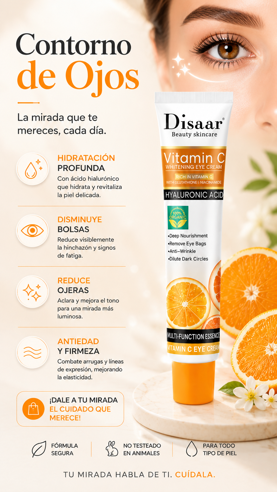 Set Facial Vitamina C Disaar 5 Piezas