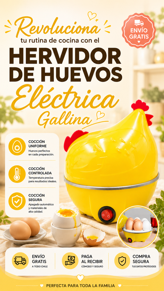 HERVIDOR DE HUEVOS ELÉCTRICO