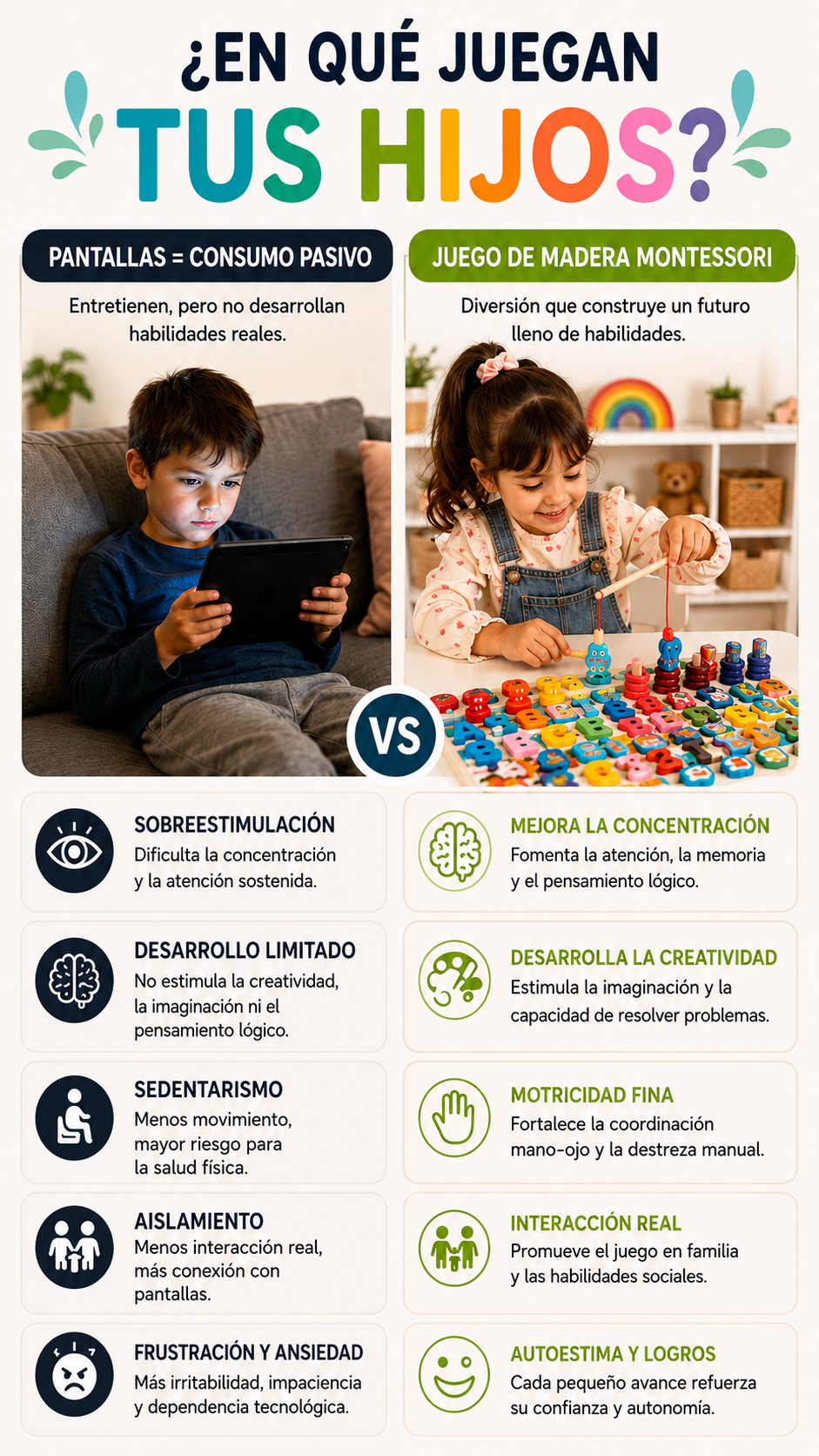 Juguete Madera Montessori