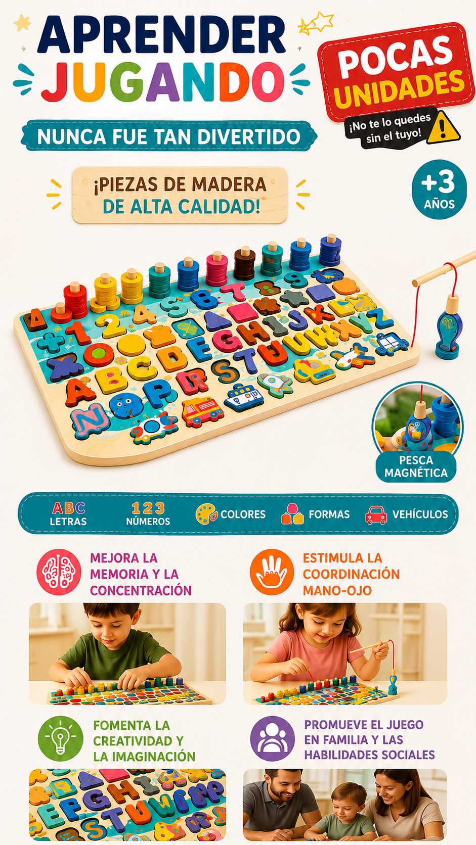 Juguete Madera Montessori