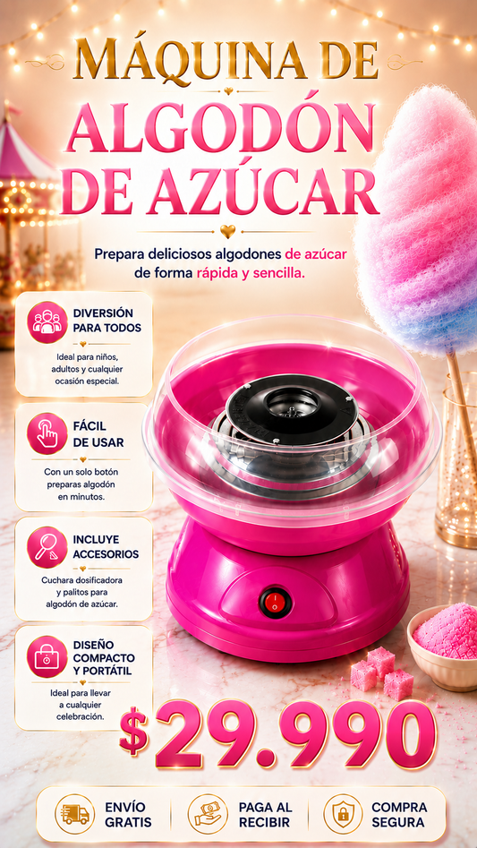 Máquina de Algodón de Azúcar