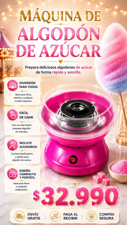 Máquina de Algodón de Azúcar