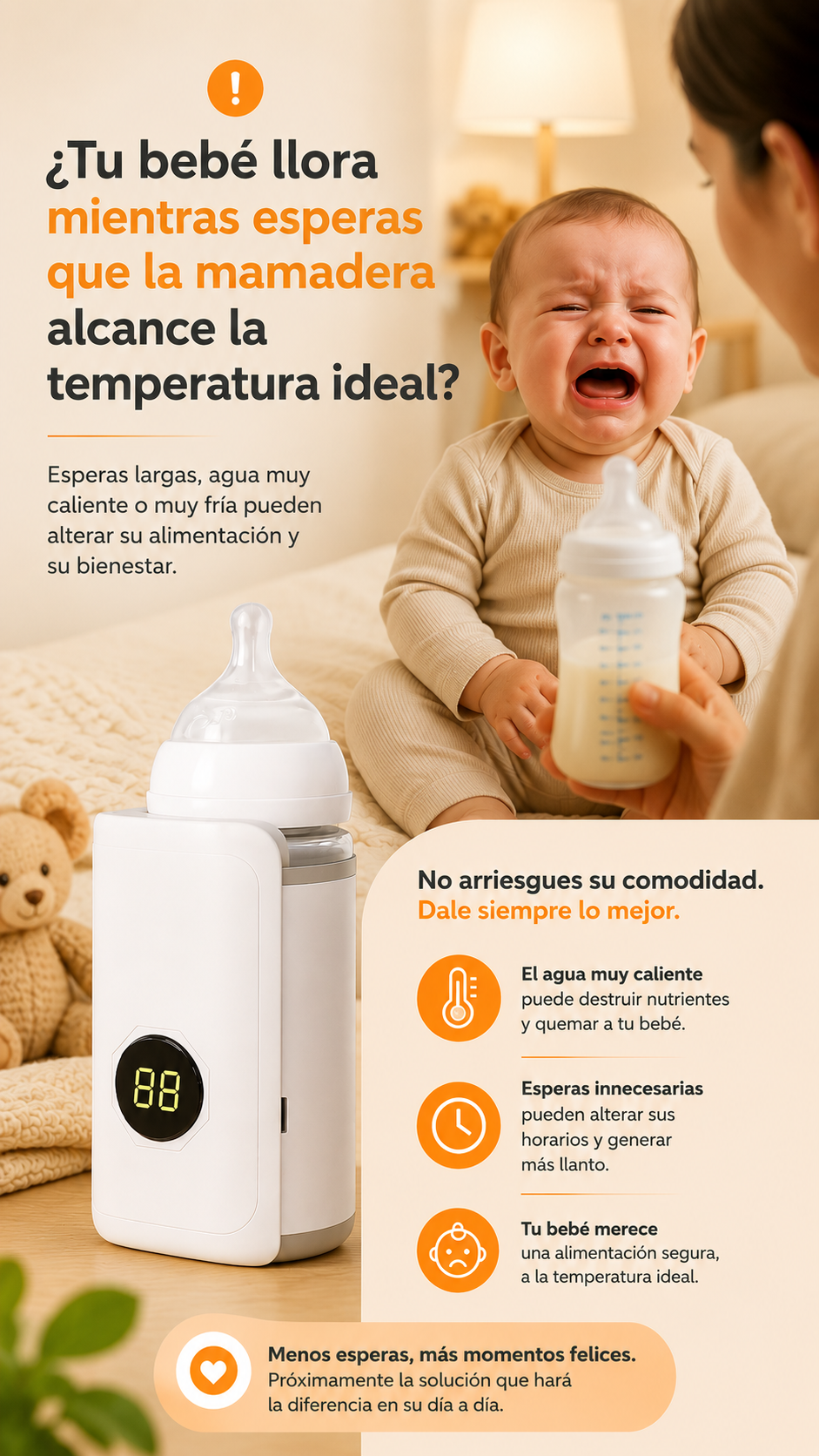 Calentador Portátil de Mamaderas