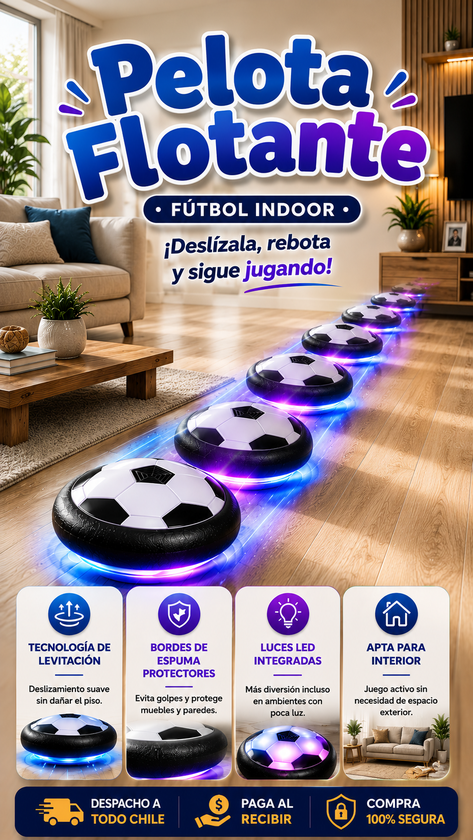 Pelota Flotante de Futbol