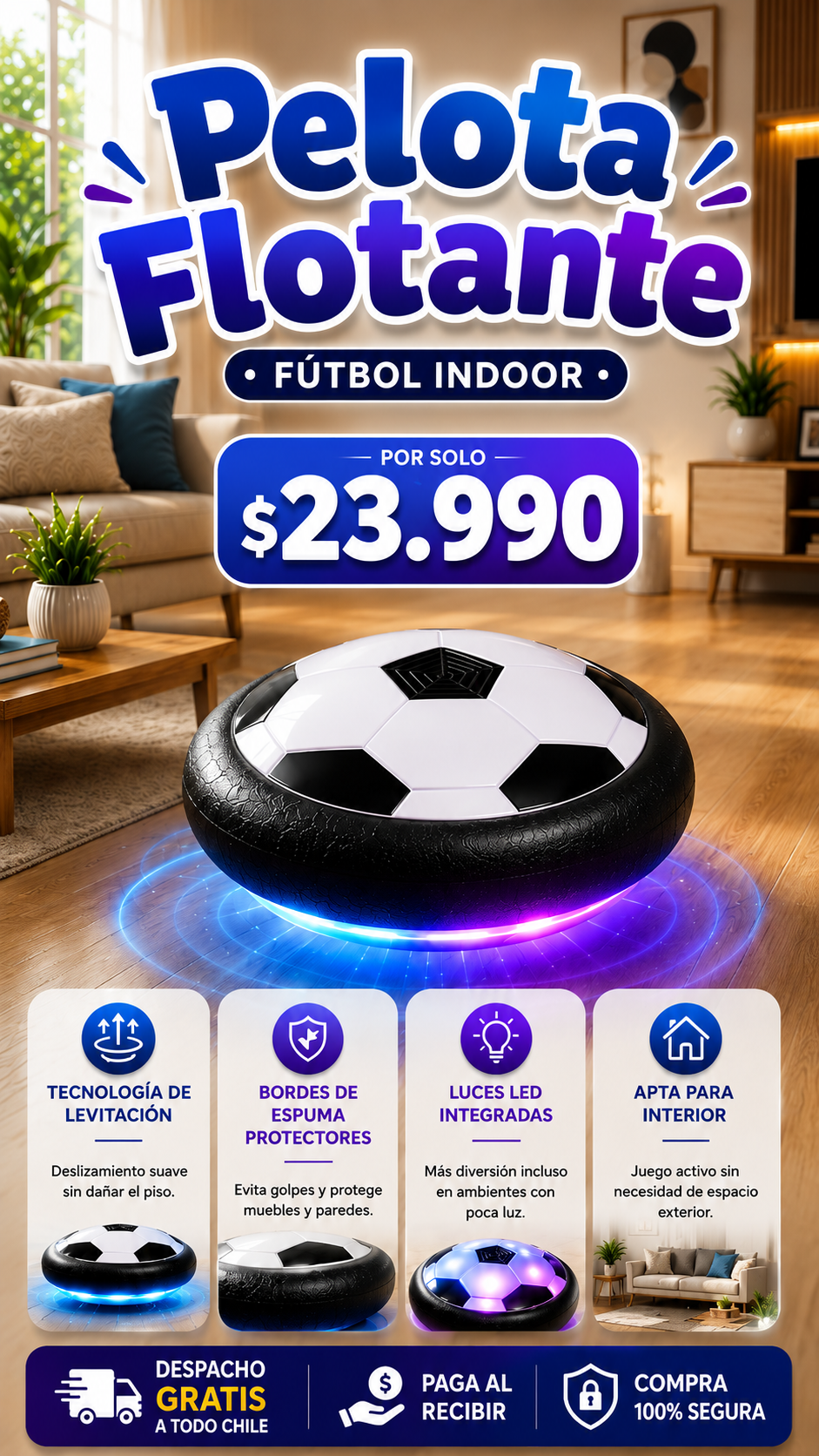 Pelota Flotante de Futbol