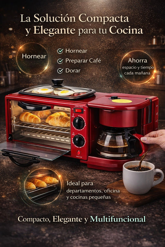 Horno Eléctrico 3 En 1